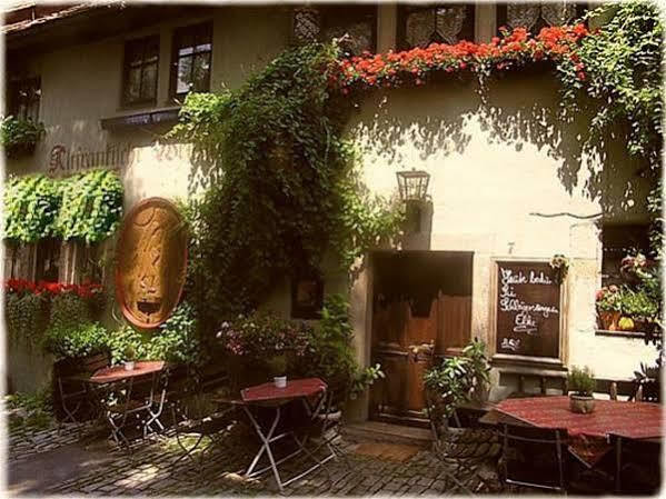 Altfraenkische Weinstube Hotel Rothenburg ob der Tauber Exterior photo