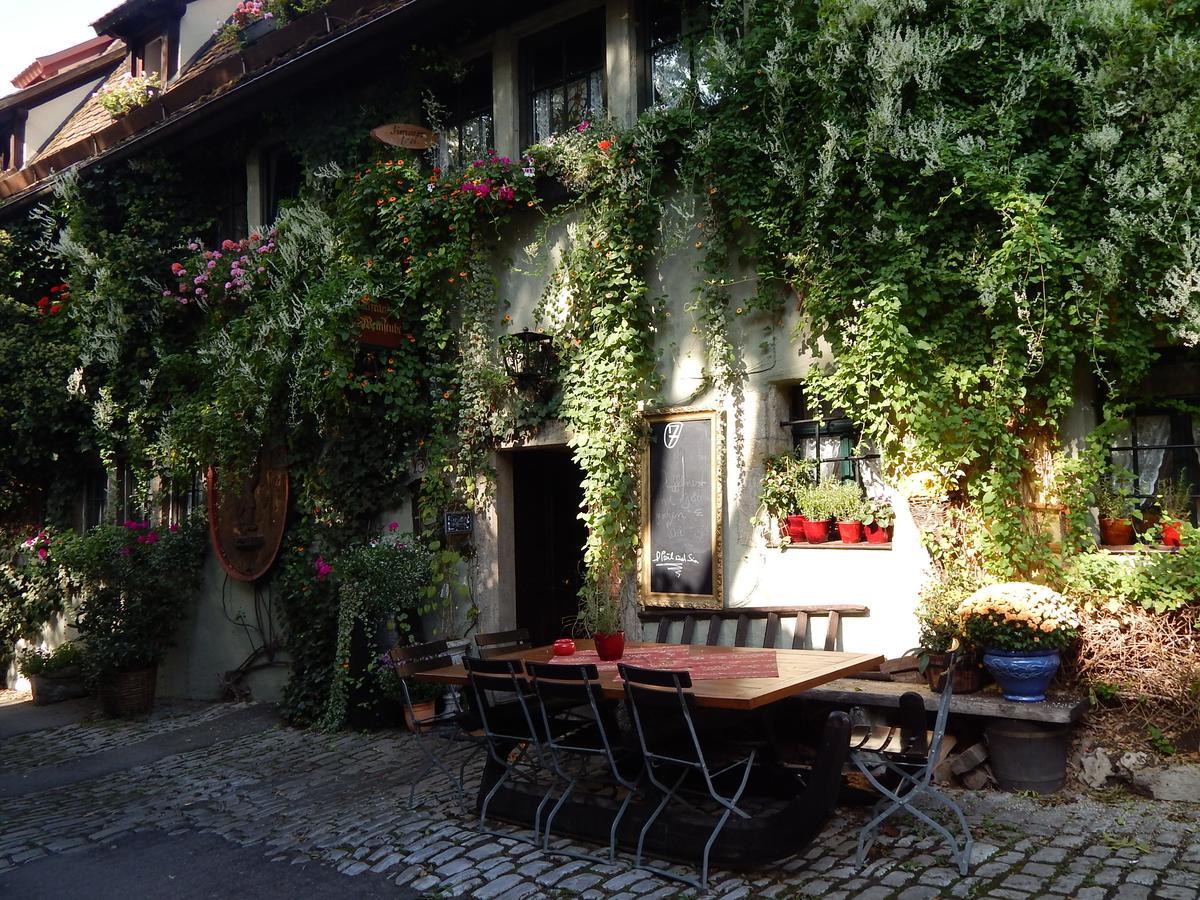 Altfraenkische Weinstube Hotel Rothenburg ob der Tauber Exterior photo